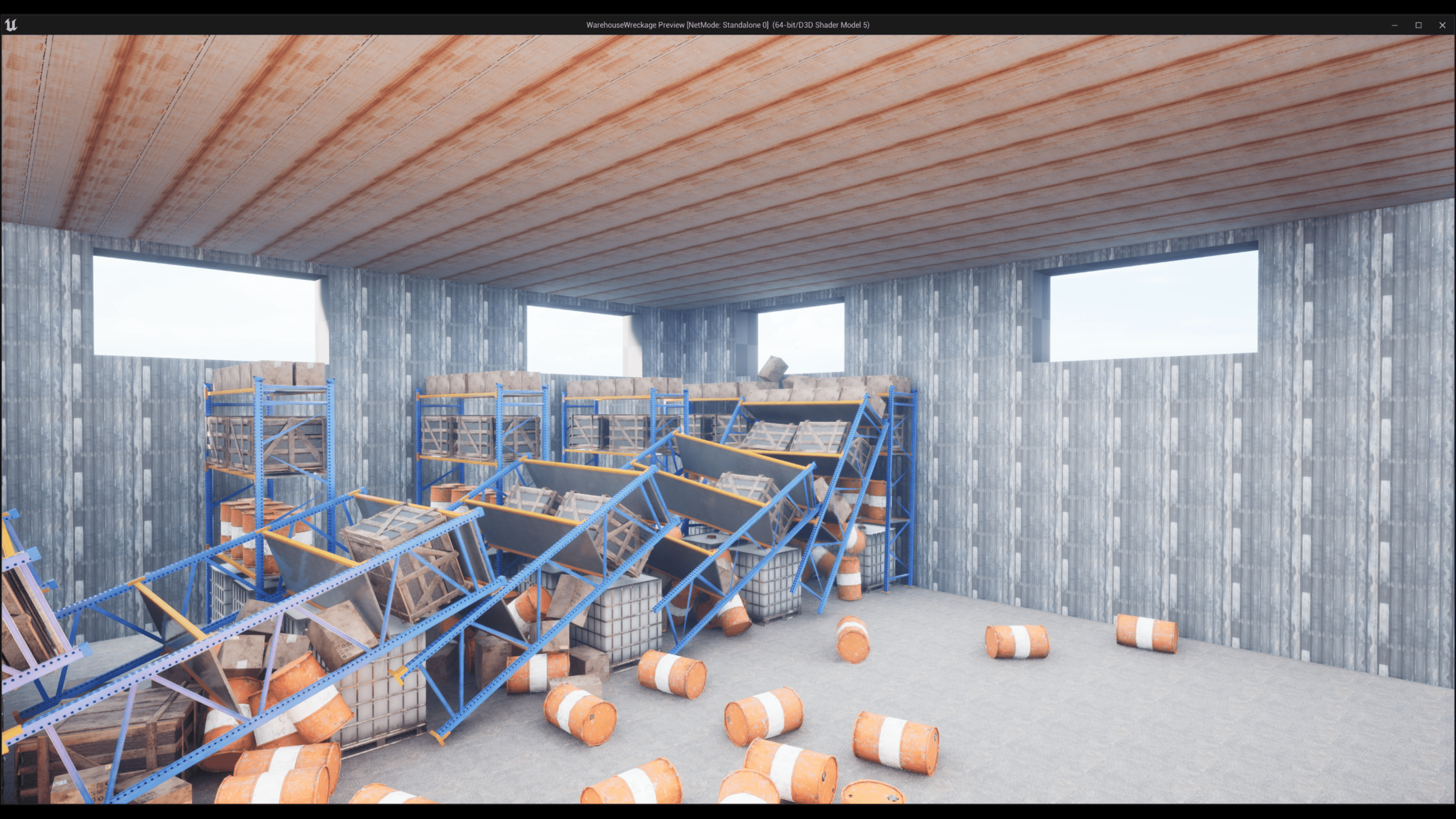 Cover Image for Warehouse Wreckage – Learning Unreal Engine Part 1